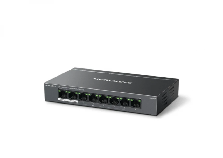 LAN Switch Mercusys MS108GP 8-port 10/10...