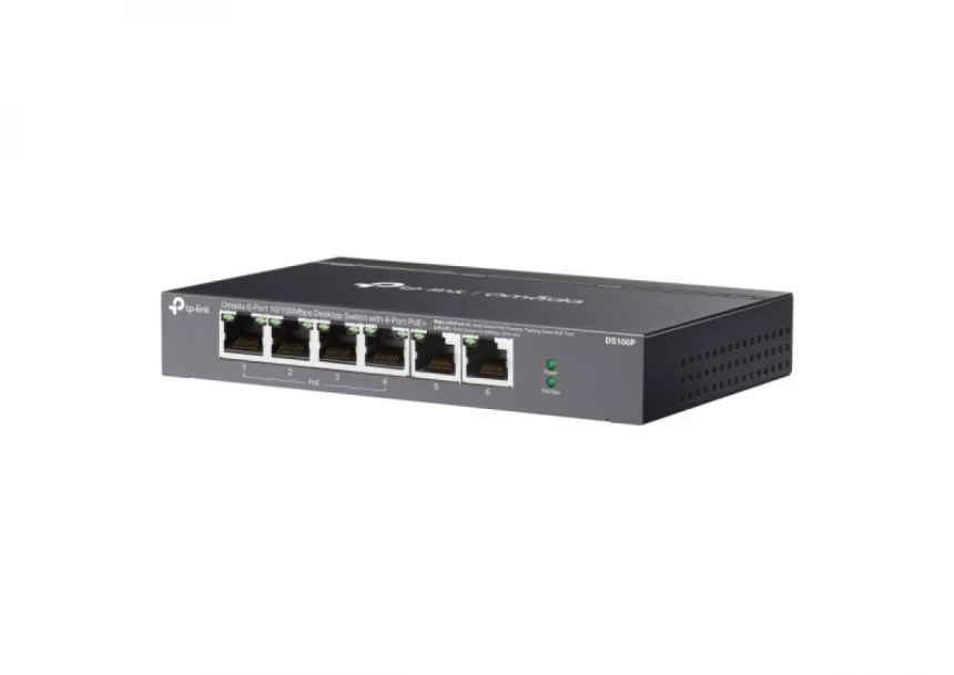 LAN Switch TP-Link DS106P 6x1G/4PoE/67W