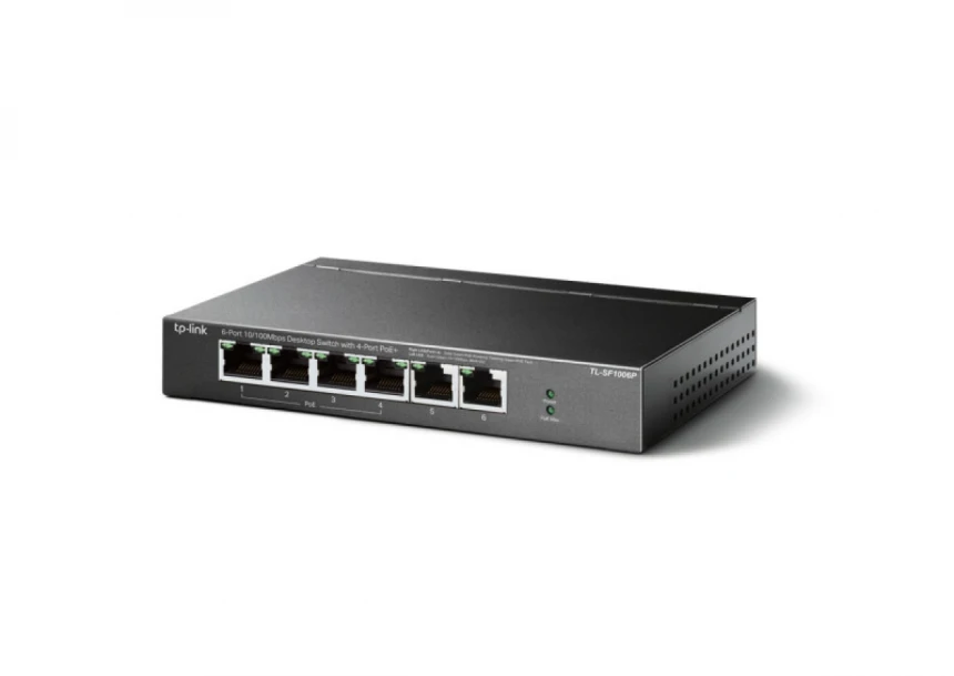 LAN Switch TP-LINK TL-SF1006P 6-port 10/100 4-Port PoE+