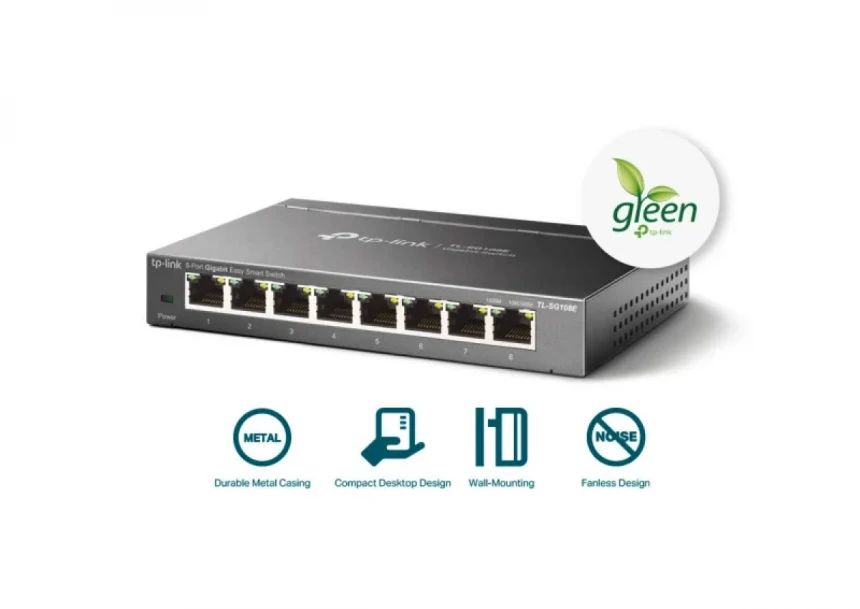 LAN Switch TP-LINK TL-SG108E Gigabit 10/100/1000Mbps