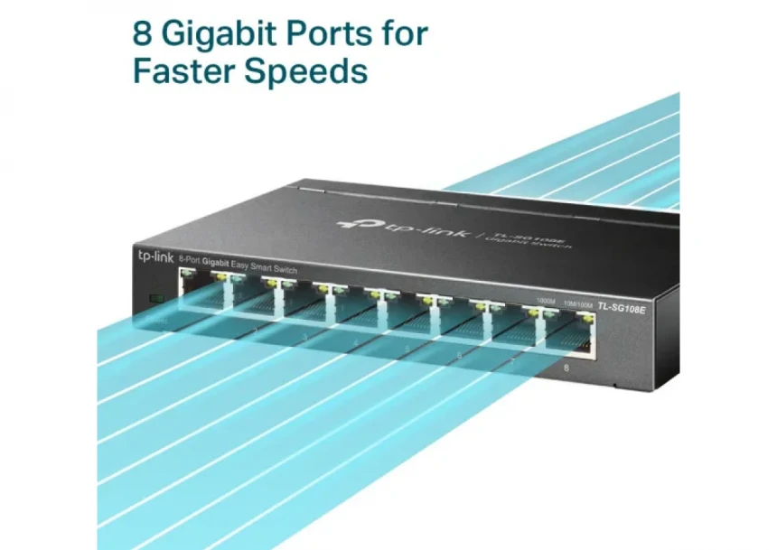 LAN Switch TP-LINK TL-SG108E Gigabit 10/100/1000Mbps