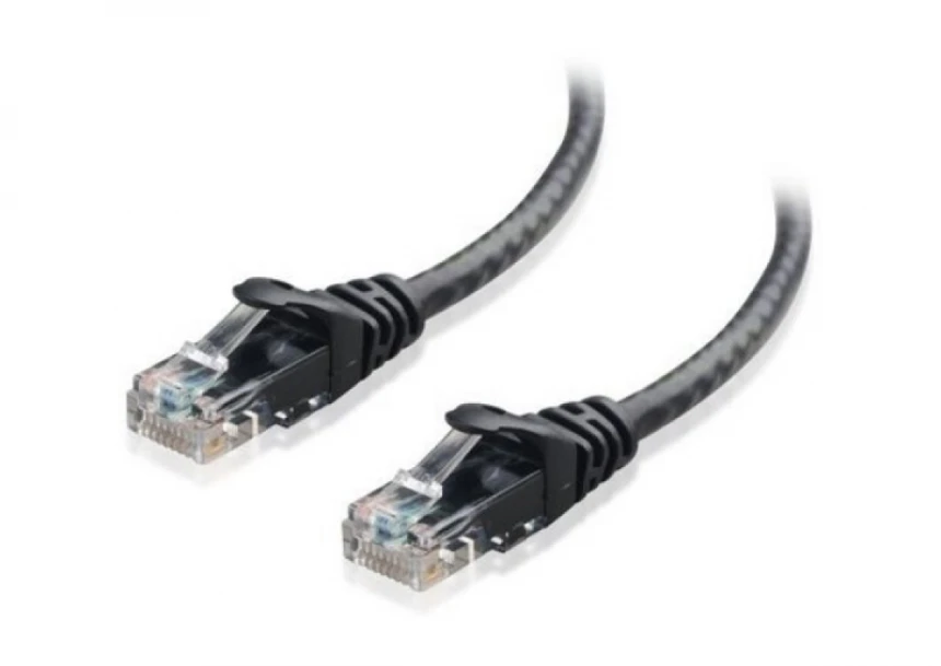 LAN UTP kabl E-GREEN Cat6 0.3M CRNI