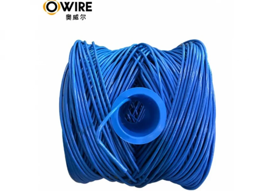 LAN UTP kabl OWIRE Cat6 Solid/CCA/0,56mm/Plavi/305m