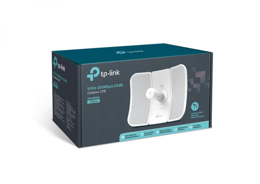 LAN WiFi bridge TP-LINK CPE710 PoE 867MBs/23dBi outdoor