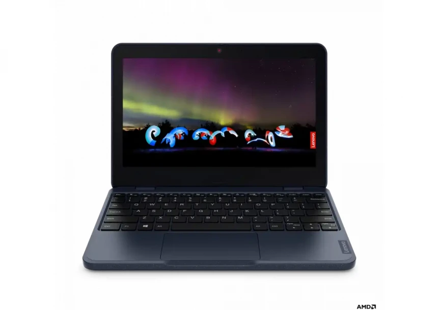 Laptop Lenovo 100w Gen 3 11.6 HD 1366x768/AMD 3015e/4GB int/64GB eMMC/USB-C/Win11 Edu