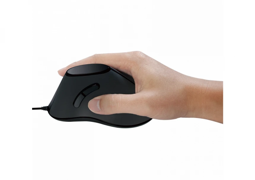 Logilink miš vertikalni ergonomski žičani crni