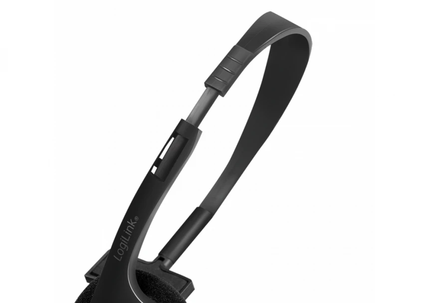 Logilink mono slušalice, povezivanje 3.5mm, mikrofon za call centre