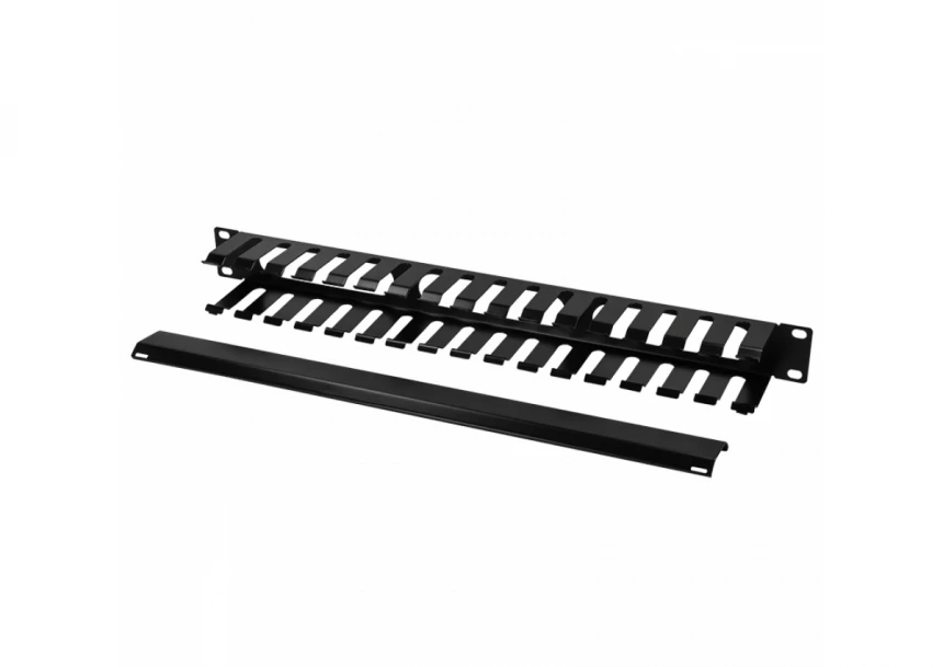 Logilink nosač kablova jednostrani 19"/1U, sa poklopcem