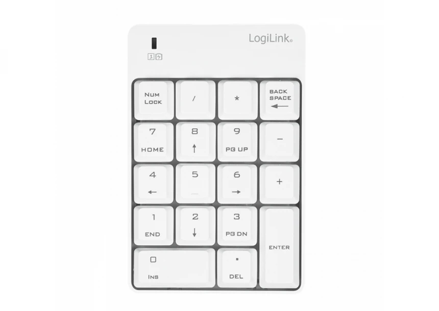 Logilink numpad BT numerička tastatura bela