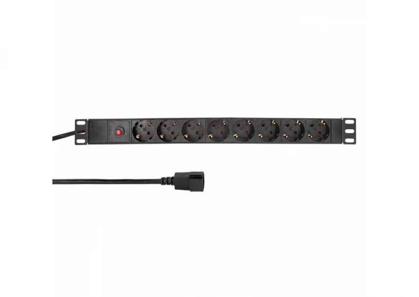 Logilink PDU 8 x šuko CEE 7/3 , konektor...