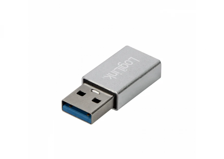 Logilink USB adapter USB-A/M na USB-C/F, srebrni