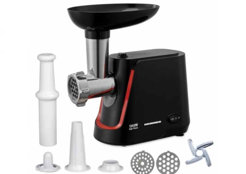 Mašina za mlevenje mesa HEINNER MG-1250BK 1340W/1.5kg/m