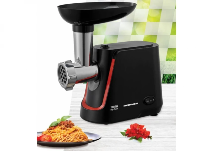 Mašina za mlevenje mesa HEINNER MG-1250BK 1340W/1.5kg/m