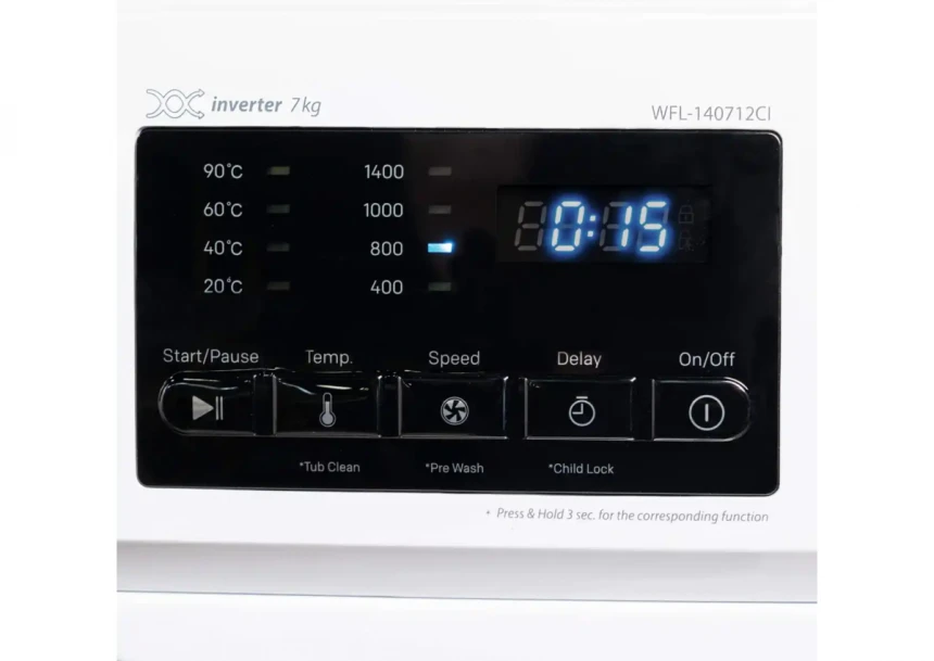 Mašina za pranje veša Vivax  WFL-140712Cl  širina 60cm/kapacitet 7kg/obrtaja 1400-min