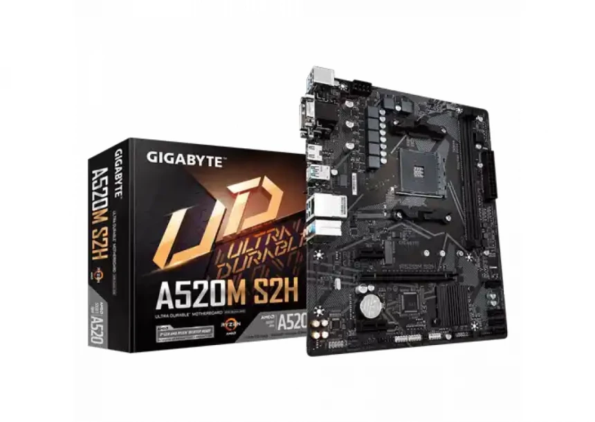 Matična ploča AM4 Gigabyte A520M S2H VGA...