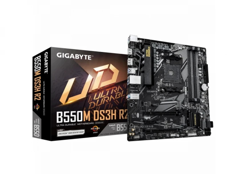 Matična ploča AM4 Gigabyte B550M DS3H R2 1.0 HDMI/DVI/M.2
