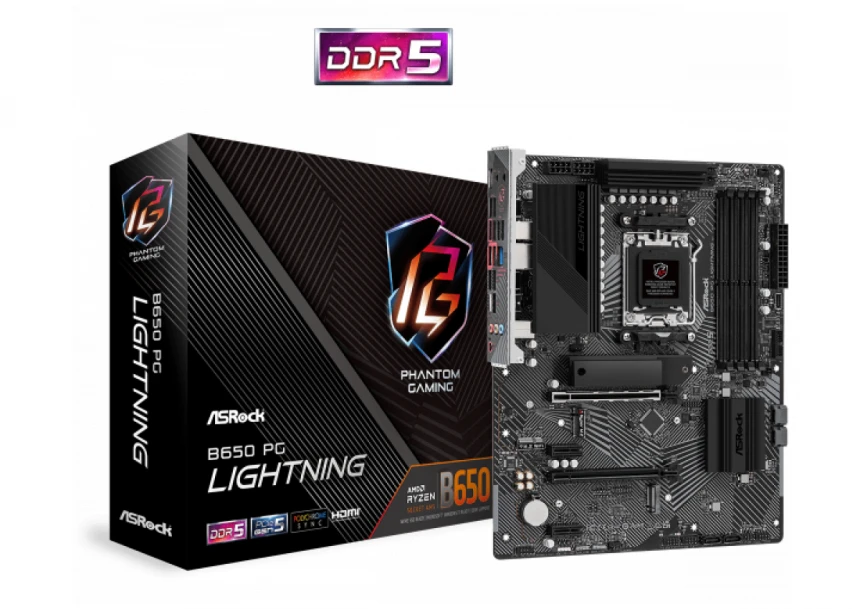 MB AM5 ASRock B650 PG LIGHTNING 90-MXBK20-A0UAYZ