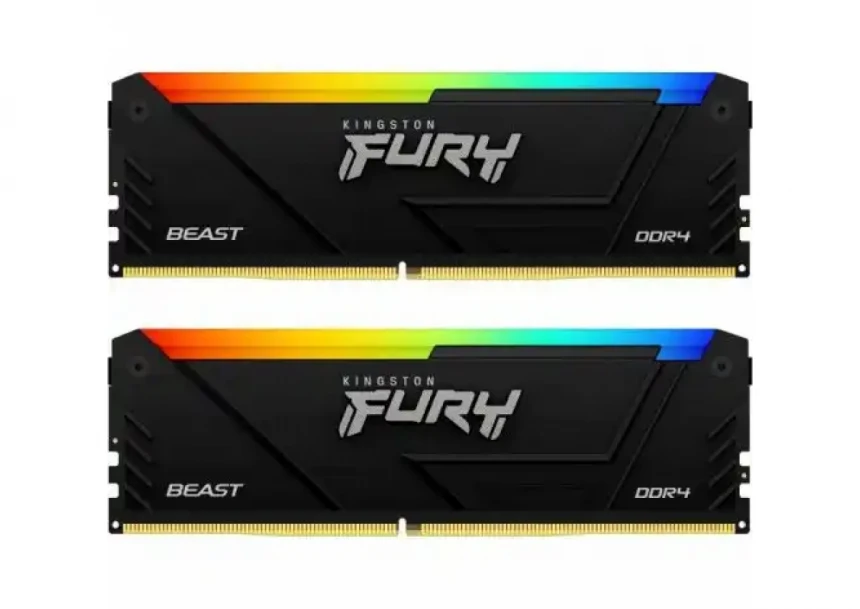 Memorija DDR4 64GB 3600MHz (2x32) Kingston Fury Beast RGB KF436C18BB2AK2/64