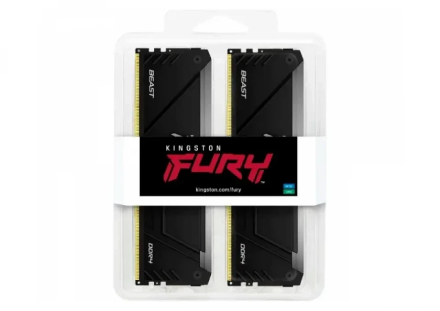 Memorija DDR4 64GB(2x16GB) 3200MHz Kingston Beast RGB KF432C16BB2AK2/64 Fury