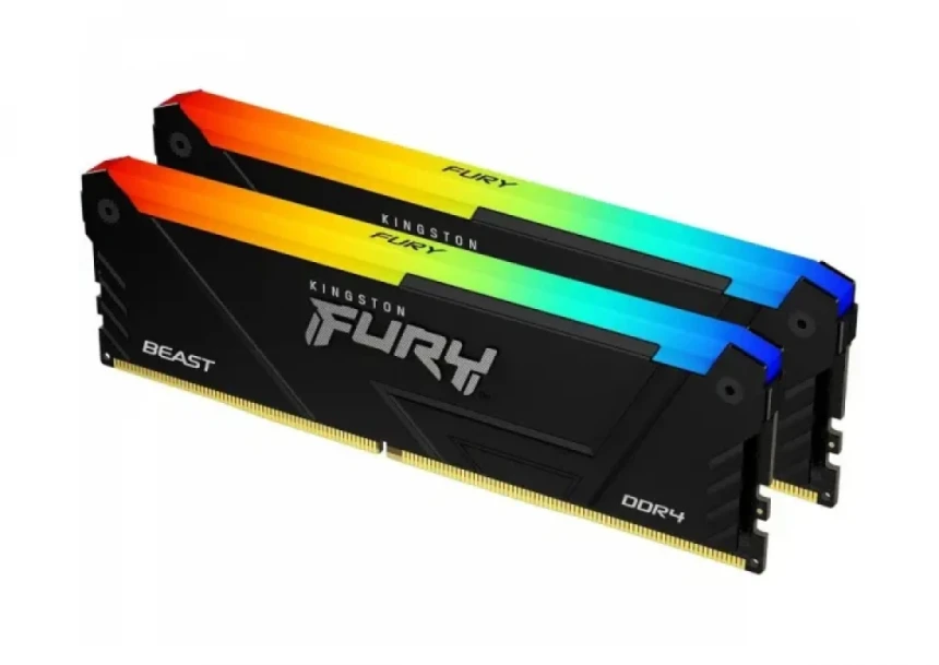 Memorija DDR4 64GB(2x16GB) 3200MHz Kingston Beast RGB KF432C16BB2AK2/64 Fury