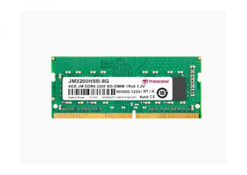 Memorija TRANSCEND 8GB/SODIMM/DDR4/3200MHz/CL22/crna