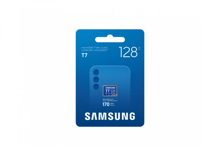 Memorijska kartica SAMSUNG/Micro SD/128GB T7/Up to 170MBs