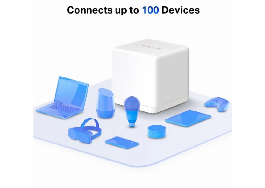 Mercusys Halo H30G (2-pack), AC1300 Whole Home Mesh Wi-Fi System