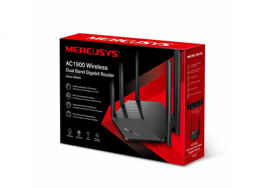 Mercusys MR50G, AC1900 Wireless Dual Band Gigabit Router