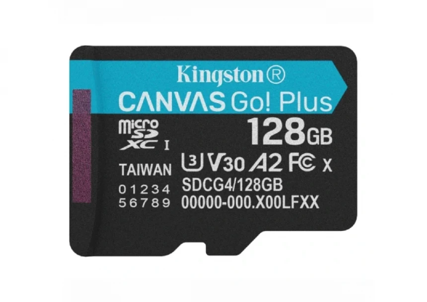 Micro SD Card 128GB Kingston SDCG4/128GBSP -  200/160 MB/s