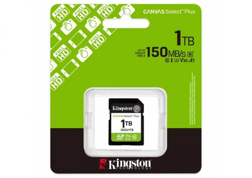 Micro SD Card 1TB Kingston SDS3/1TB class 10 150MBs