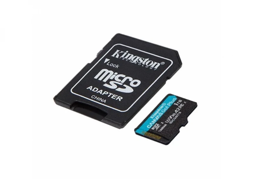 Micro SD Card 1TB Kingston+SD adapter SDCG4/1TB -  200/160 MB/s