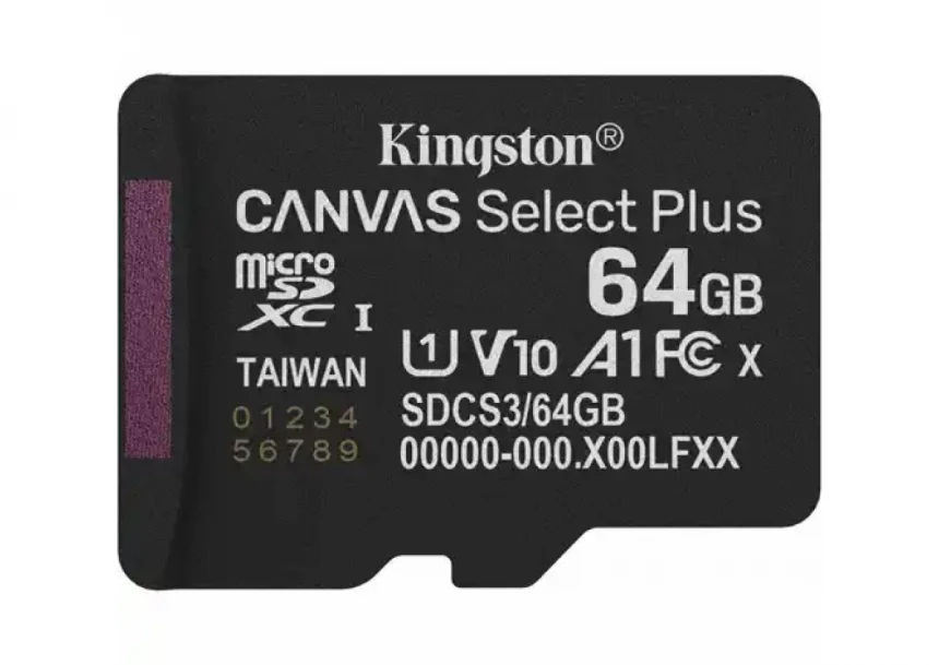 Micro SD Card 64GB Kingston SDCS3/64GBGB...