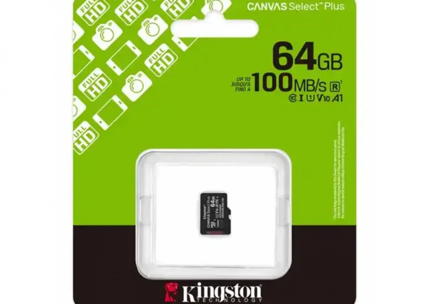 Micro SD Card 64GB Kingston SDCS3/64GBGBSP class 10