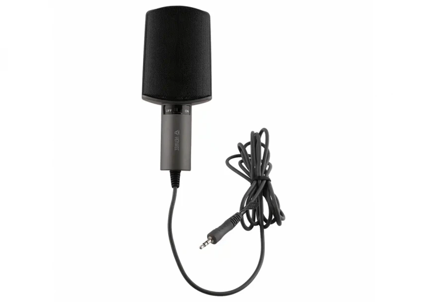 Mikrofon Yenkee YMC 1020GY PC mikrofon 3.5mm 1.8m 1.5V DC
