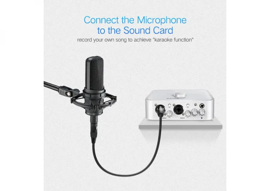 Mikrofonski produžni kabl UGREEN AV130 M/F 5m