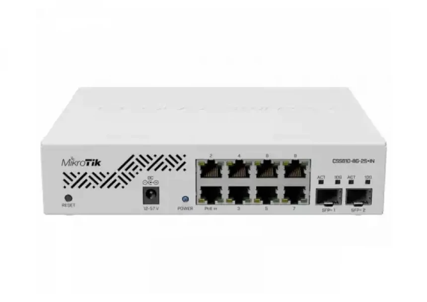 MikroTik CSS610-8G-2S+IN upravljiv svič ...