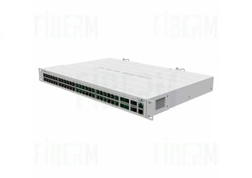 MikroTik svič CRS354-48G-4S+2Q+RM L3  upravljiv svič 48 x 1GbE RJ45 & 4x10GbE SFP+ & 2 x 40GbE QSFP