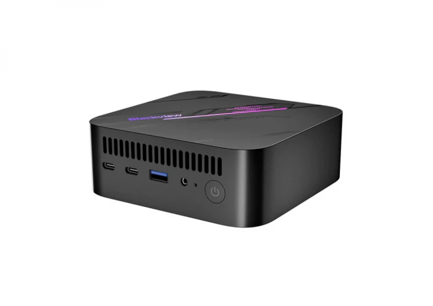 Mini PC Blackview MP100 AMD R7 5825U 16GB/512GB/1xHDMI/1xDP/RJ45/BT/WiFI/Win 11 Pro Black