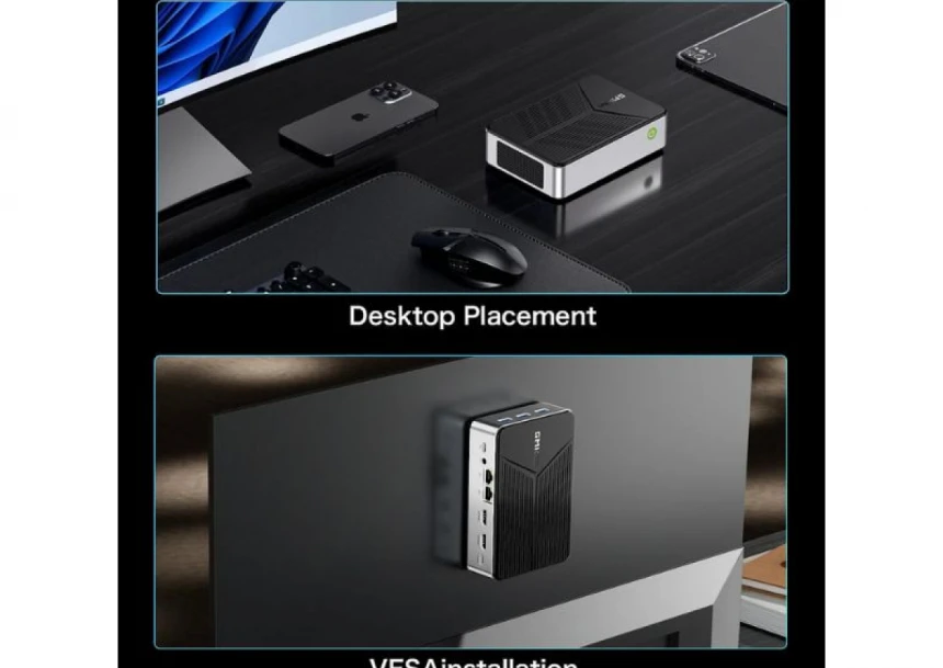 Mini PC GMK Tech NucBox G9 W11 pro Dual boot