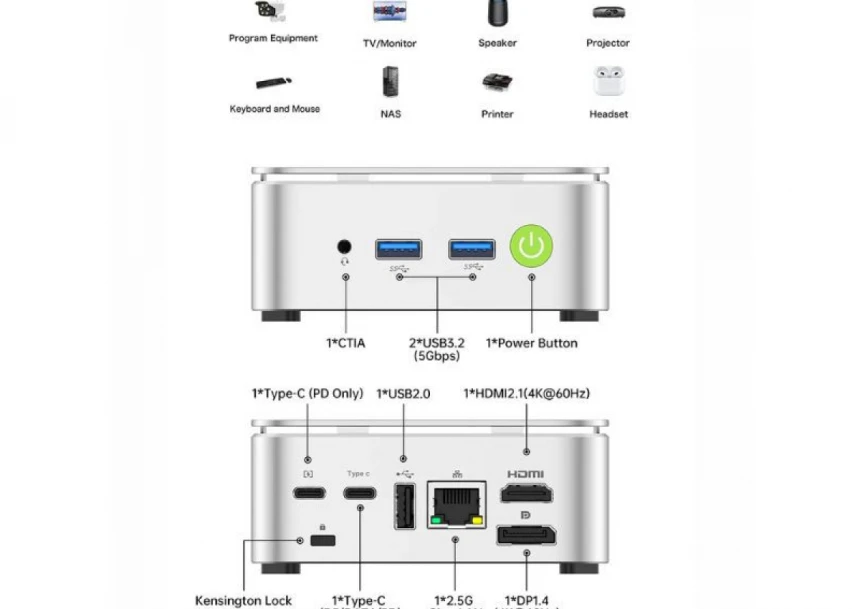 Mini PC GMKTec NucBox G10 Win11Pro