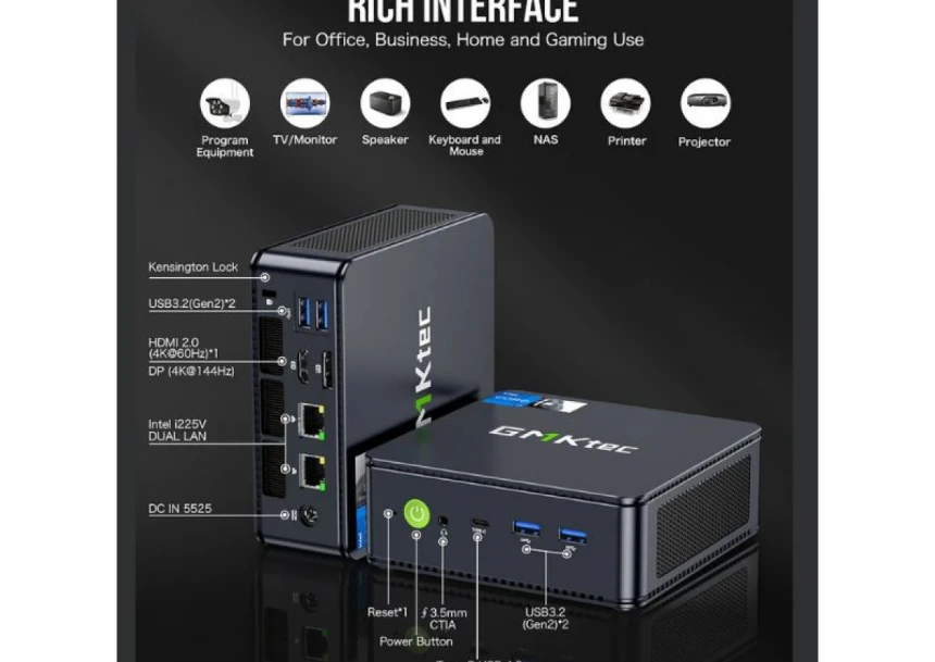 Mini PC GMKTec NucBox K7 Plus Win11Pro