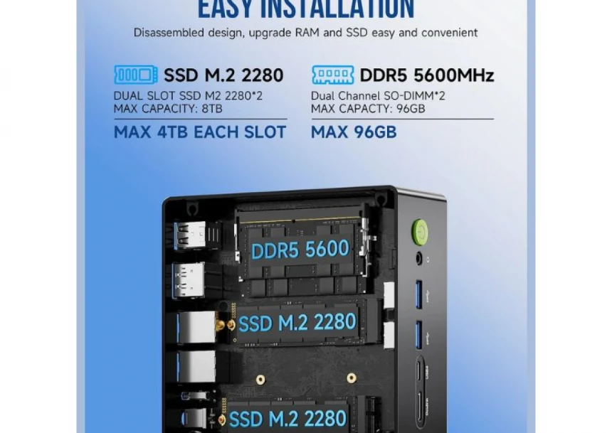 Mini PC GMKTec NucBox K8 Plus Win11Pro