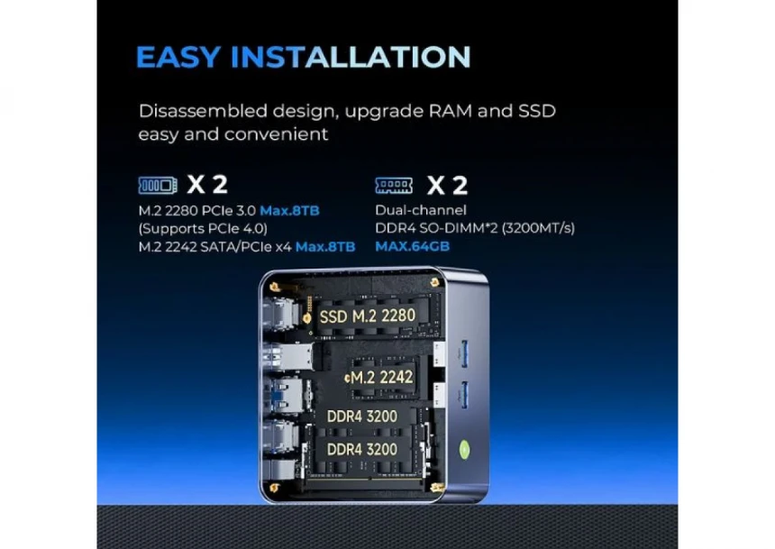 Mini PC GMKTec NucBox M3 Ultra Win11Pro