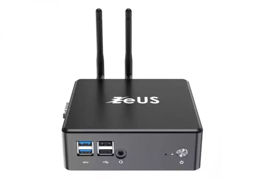 Mini PC Zeus MPI10-P24 Intel Pentium 6305 1.80 GHz/DDR4 8GB/m.2 256GB/Win11Pro/LAN/WiFi/BT/HDMI/DP