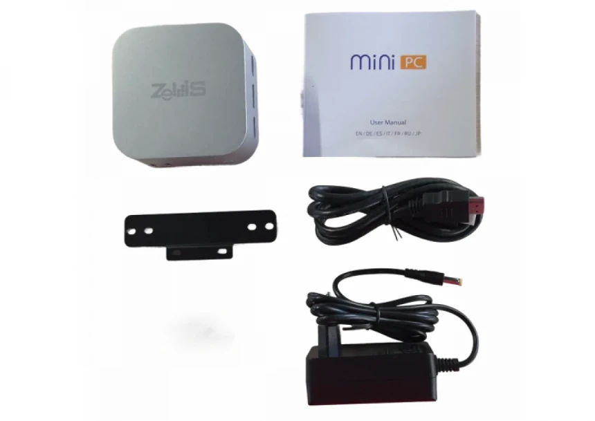 Mini PC Zeus N5 Celeron QC N150 3.40 GHz/DDR5 12GB/m.2 256GB/LAN/Dual WiFi/BT/2xHDMI/DP/Win 11