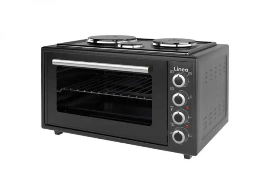 Mini šporet LINEA LMO45-0611 3100W 3 ringle crna