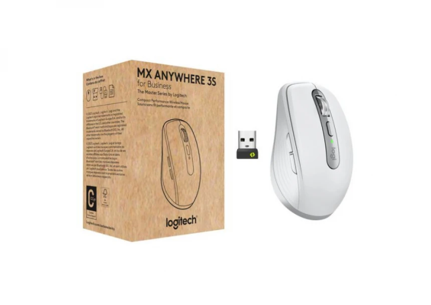 Miš Logitech MX Anywhere 3S pale gray 910-006959