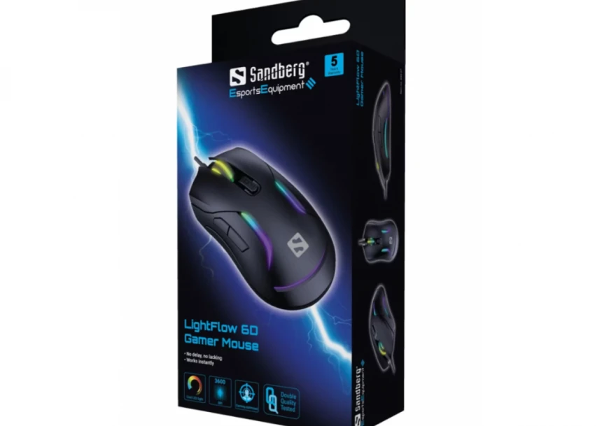 Miš Sandberg LightFlow 6D Gamer Mouse 640-27