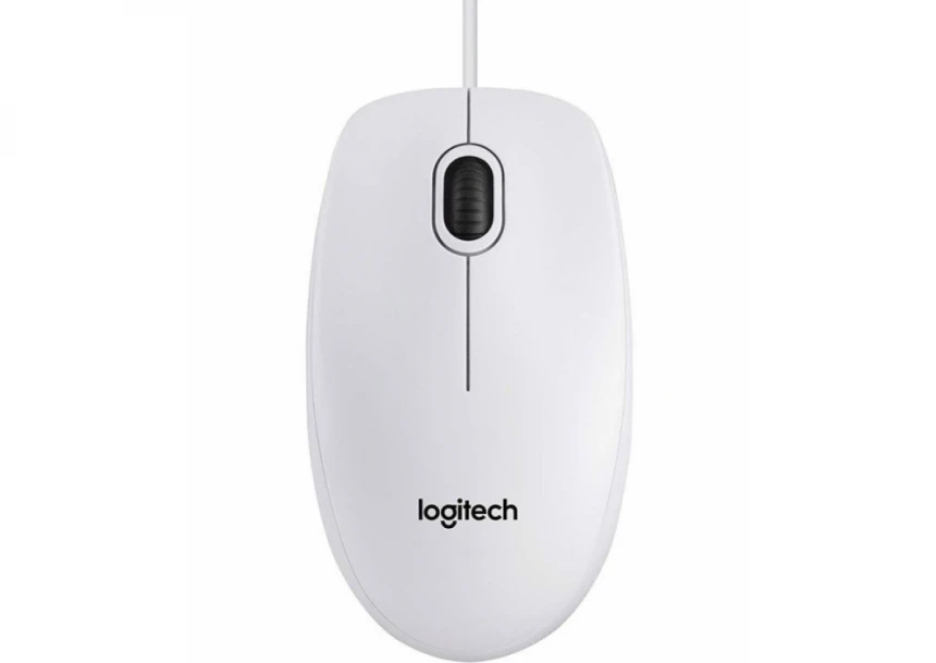 Miš USB Logitech B100 Optical White 910-...