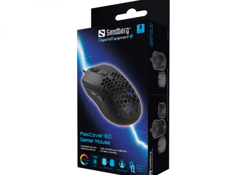 Miš USB Sandberg Flex Cover 6D 640-28
